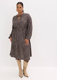 Jersey midi jurk, bonprix