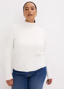 Geribde trui in een soepele viscosemix, bonprix