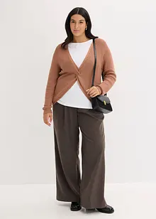 Geribde trui in een soepele viscosemix, bonprix