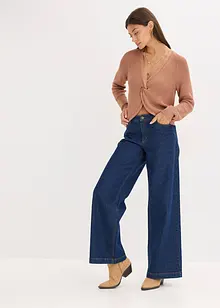 Geribde trui in een soepele viscosemix, bonprix