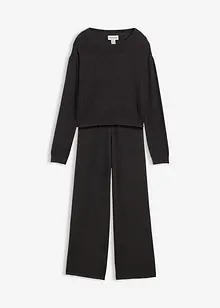 Shirt en broek in een zachte viscosemix (2-dlg. set), bonprix