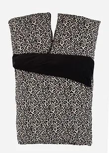 Dubbelzijdig dekbedovertrek  Cashmere Touch met luipaardprint, bonprix