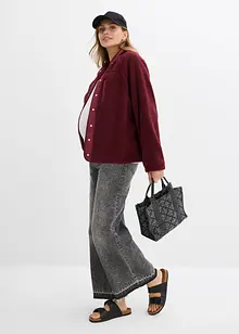 3-in-1 zwangerschapsjas/voedingsjas van teddy fleece, bonprix