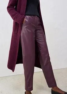 Leren broek van lamsnappa, bonprix