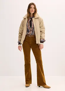 Flared broek van corduroy, bonprix