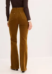 Flared broek van corduroy, bonprix