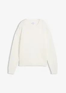 Oversized trui van puur katoen, bonprix