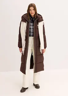 Lange gewatteerde jas, waterafstotend, bonprix