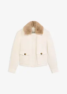 Winterjas in wollen look, bonprix