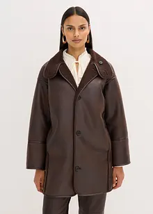 Imitatie lammy coat, bonprix