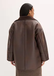 Imitatie lammy coat, bonprix
