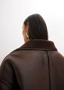 Imitatie lammy coat, bonprix