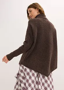 Oversized poncho trui, bonprix
