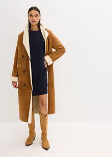 Gebreide jurk met kabelpatroon, bonprix