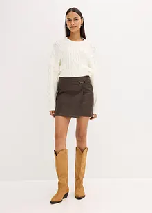 Imitatieleren rok, bonprix