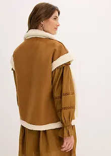 Imitatie lammy gilet, bonprix