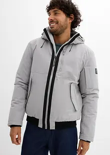 Winterbomber met capuchon en sportieve details, bonprix
