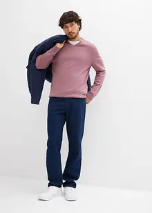 Fijn gebreide trui met V-hals, bonprix