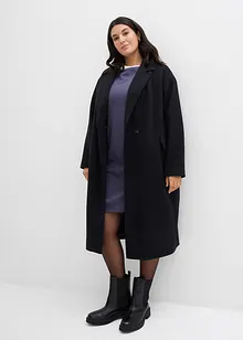 Sweatjurk, 3/4 mouwen, binnenkant zacht geruwd, bonprix