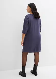 Sweatjurk, 3/4 mouwen, binnenkant zacht geruwd, bonprix