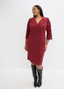 Blazerjurk met kanten mouwen, bonprix