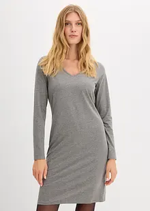 Jersey jurk van viscose (set van 2), bonprix