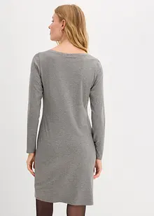 Jersey jurk van viscose (set van 2), bonprix