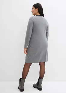 Jersey jurk van viscose (set van 2), bonprix