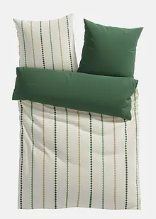 Dubbelzijdig dekbedovertrek met strepen, bonprix