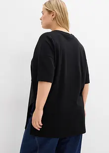 Oversized longshirt van biologisch katoen, bonprix