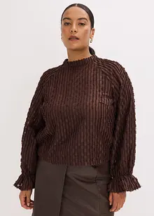 Blouse van gestructureerd materiaal, bonprix