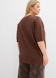 Oversized T-shirt van puur biologisch katoen, bonprix