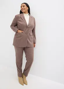 Damespak met krijtstrepen (2-dlg.), bonprix