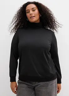 Warm thermoshirt van fleece met col, bonprix