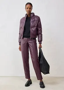 Leren jas van lamsnappa, bonprix