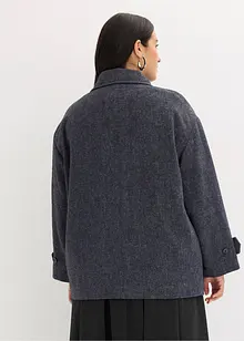 Lange peacoat in wol-look, bonprix