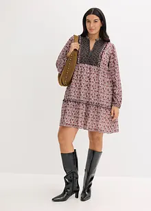 Jurk met borduursel, bonprix