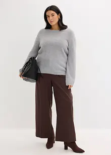 Zachte trui met wijde mouwen, bonprix