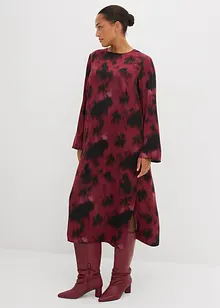 Midi jurk van satijn, bonprix