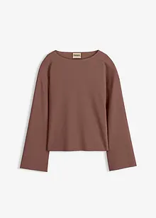 Geribde longsleeve, bonprix
