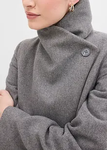 Lange jas in wollook, bonprix