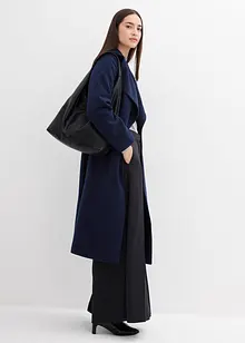 Lange jas in wollook, bonprix