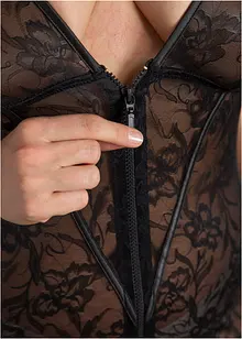 Sexy jurk van kant met een ritssluiting, bonprix