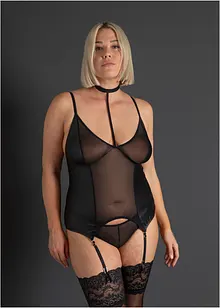 Jarreteltop en slip (2-dlg. set), bonprix