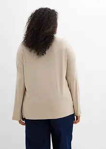 Oversized shirt in een soepele viscose-elastanmix, bonprix