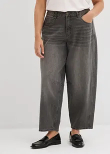Barrel jeans mid waist, bonprix