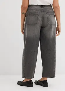 Barrel jeans mid waist, bonprix