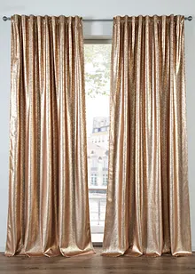 Fluwelen gordijn met glans, ook in extra lang (1 stuk), bonprix