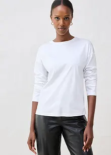 Longsleeve met zijde, bonprix