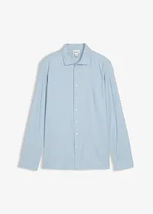 Flanellen business overhemd van puur katoen, slim fit, bonprix